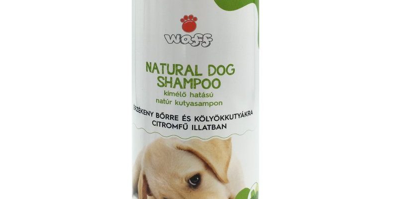 Waff natúr kutyasampon érzékeny bőrre és kölyökkutyáknak – citromfű 250ml